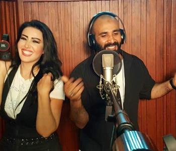 سمية الخشاب تهنئ زوجها لتعاقده مع مزيكا لإنتاج أحدث ألبوماته