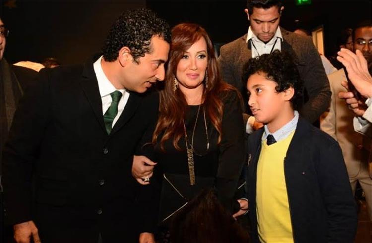 عمرو سعد وزوجته وابنه رابي