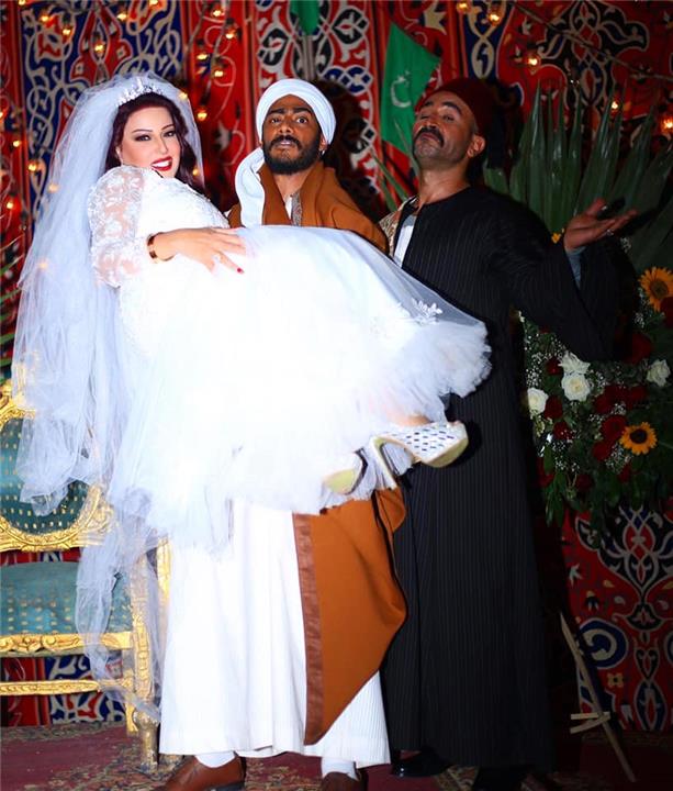 زواج محمد رمضان من سمية الخشاب في مسلسل موسى