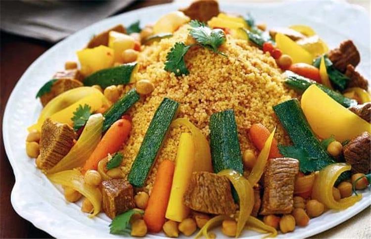 طريقة عمل الكسكسي المغربي بالخضار
