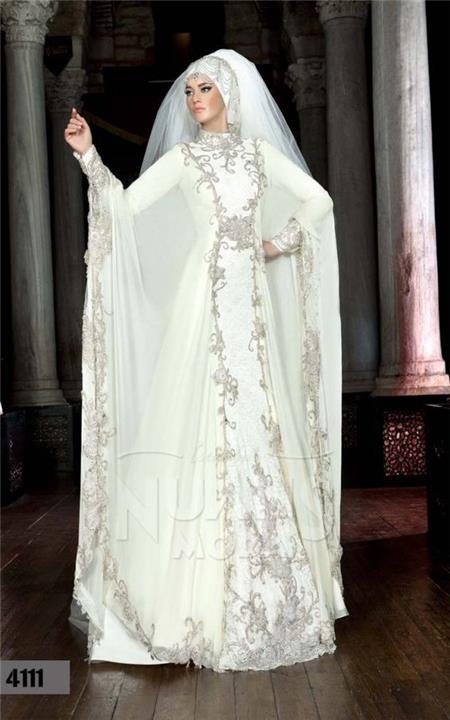 فستان زفاف على الطراز العربي لأفراح العيد