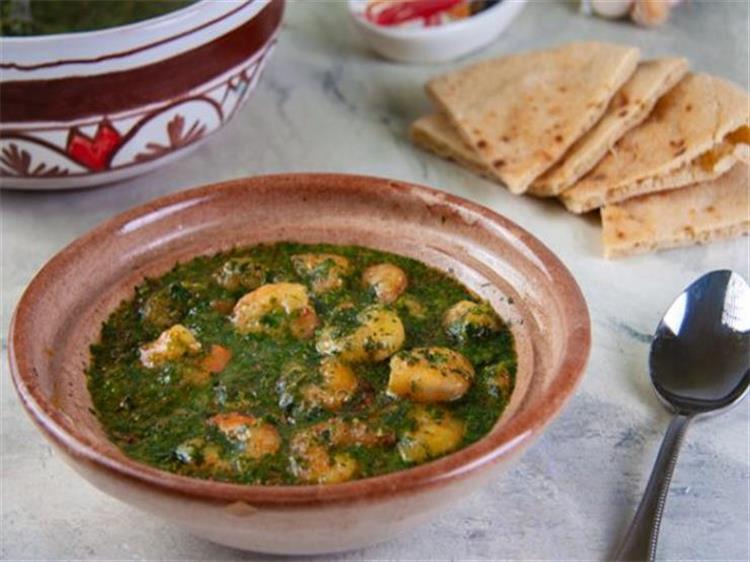طريقة عمل ملوخية بالجمبري