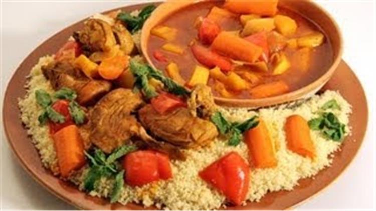 طريقة عمل الكسكسي بالدجاج والخضروات
