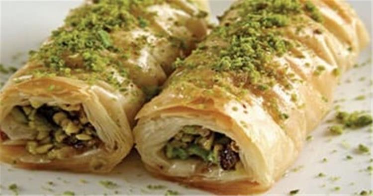 طريقة عمل البقلاوة أصابع بالمكسرات