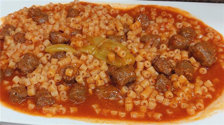 طريقة عمل مبكبكة بالسجق