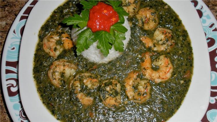 طريقة عمل الملوخية بالجمبري مع اليوسفي