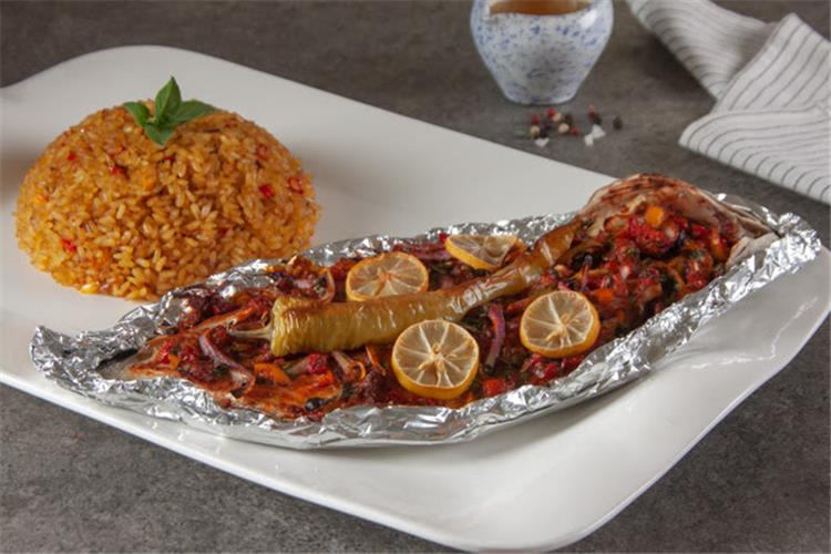 طريقة عمل قاروص سنجاري مع أرز صيادية