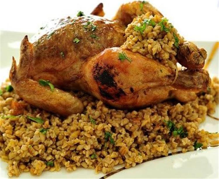 طريقة عمل كبسة الفريك بالدجاج