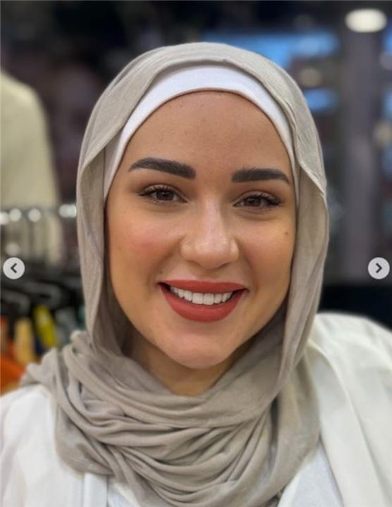 أول ظهور رسمي لأسما شريف منير بالحجاب بعد إعلان ارتدائه