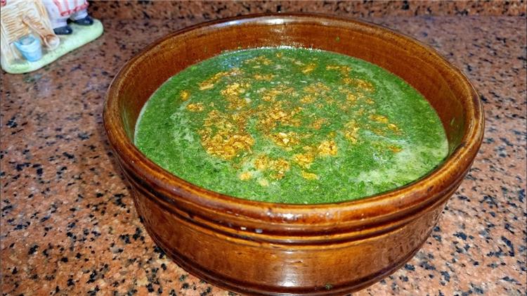 طريقة عمل الملوخية الخضراء بالتقلية