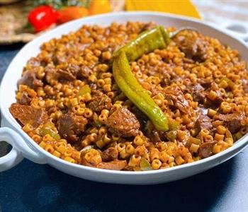 طريقة عمل المبكبكة الليبية باللحمة المفرومة وصفة سريعة