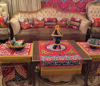 كيفية تنسيق القماش الخيامية في ديكور المنزل لاستقبال رمضان