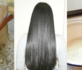 فوائد ماء الأرز لتكثيف الشعر