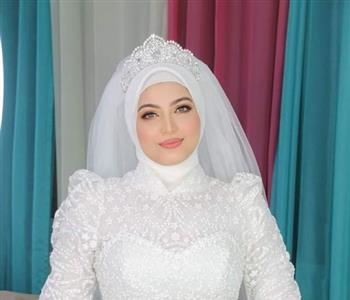 أفكار لفات حجاب لعروس فصل الصيف