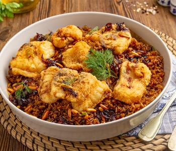 طريقة عمل سمك فيليه مقرمش مع أرز صيادية بنكهة لا ت قاوم