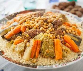 طريقة عمل الكسكسي المغربي على أصوله