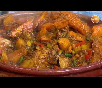 طريقة عمل قرع العسل بالدجاج صينية لذيذة