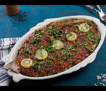 طريقة عمل السمك السنجاري القاروص خطوة بخطوة