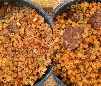طريقة عمل مكرونة بكباب الحلة خطوة بخطوة