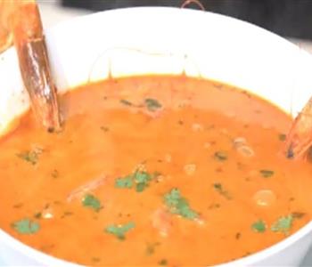 طريقة عمل شوربة الجمبري الباردة وصفة سهلة وشهية