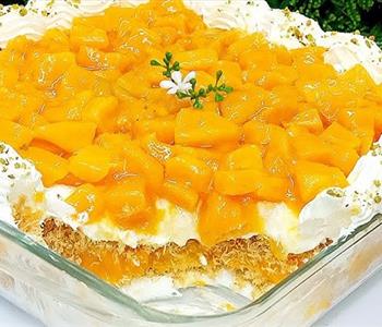 طريقة عمل الكنافة بالمانجو بخطوات سهلة
