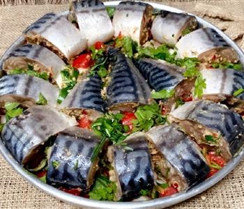 طريقة عمل صينية سمك الماكريل خطوة بخطوة