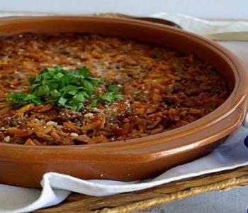طريقة عمل لسان العصفور بالكبدة وجبة مغذية