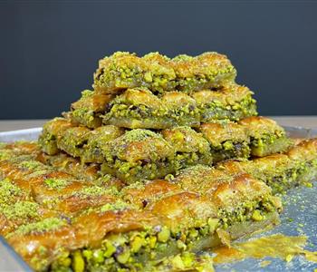 طريقة عمل البقلاوة السريعة بالفستق