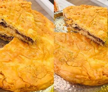 طريقة عمل الرقاق باللحمة والجبن بخطوات سهلة وسريعة